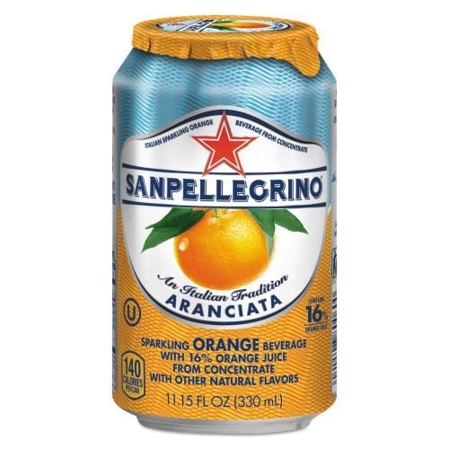 San Pellegrino Aranciata Soda.