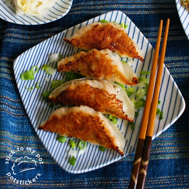 25 Pan Fried Classic Dumplings.