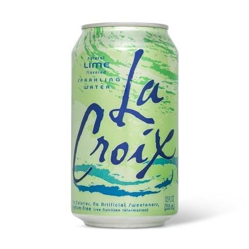 La Croix Lime Sparkling Water.