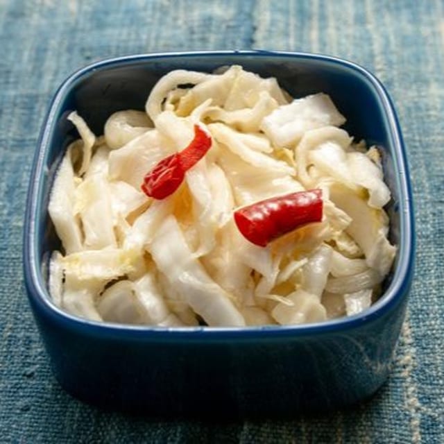 Pickled Napa Cabbage (Vegan).