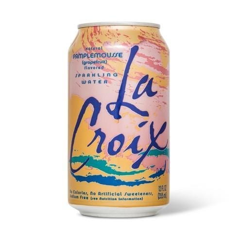 La Croix Grapefruit Sparkling Water.