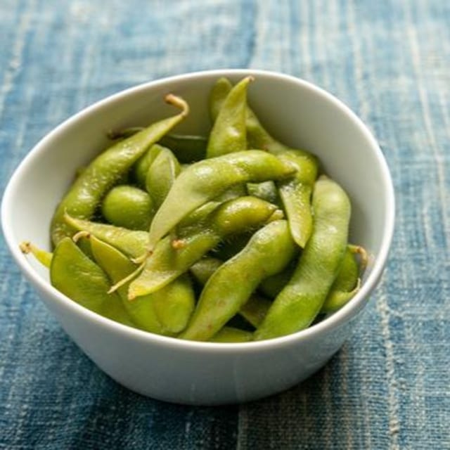 Edamame in Wine Sauce (Vegan).