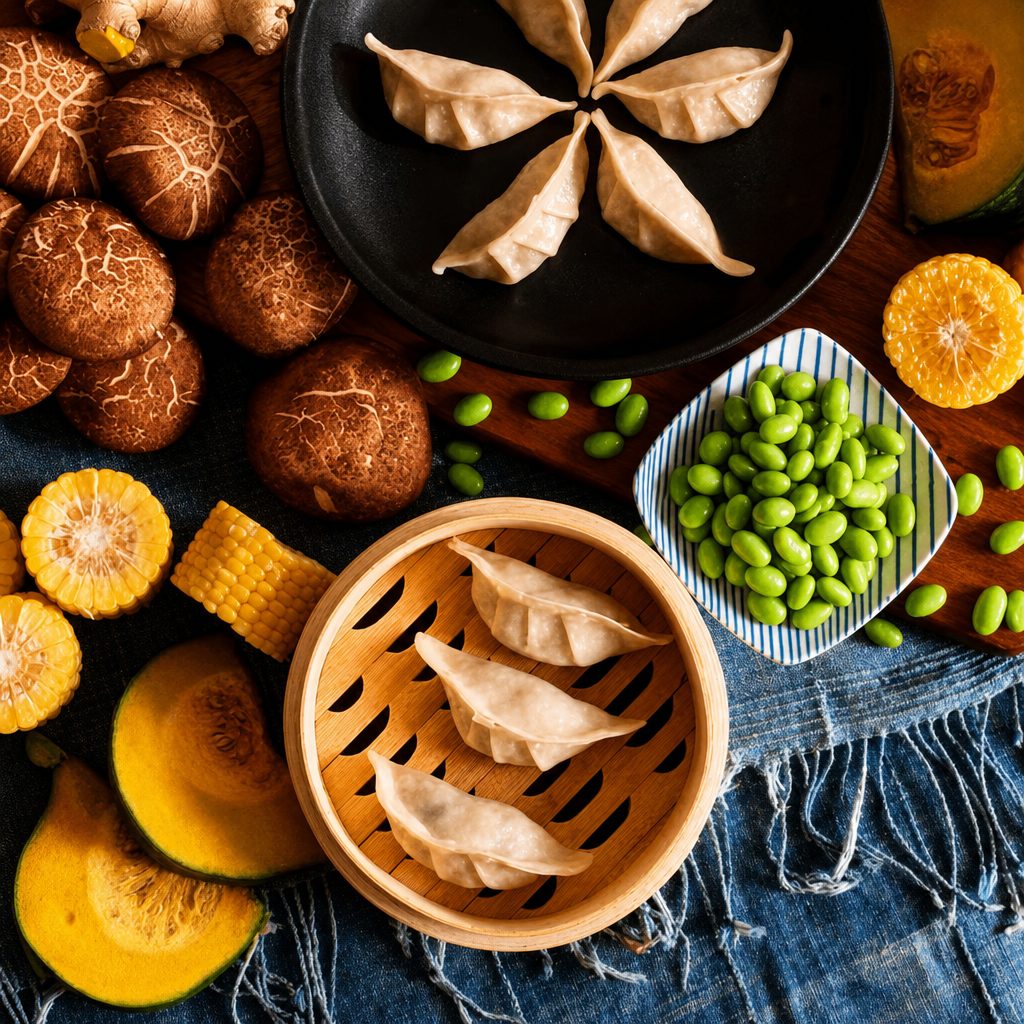 25 Frozen Vegan Dumplings.